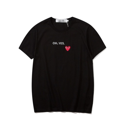 Cdg Oh Yes Black Tee Shirt