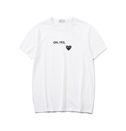 Cdg Oh Yes White Tee